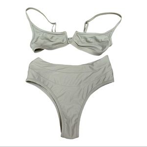 Chic Gray Bikini Set